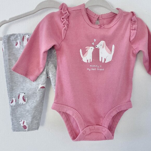 Baby Girl 0-3M Fall/Winter Bundle - Pink & Blue - Carter's/Gap - Picture 8 of 13